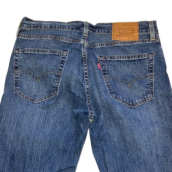 Men’s Levi’s 511 Slim Fit Medium Wash Jeans-size 33w30L - Picture 6 of 14